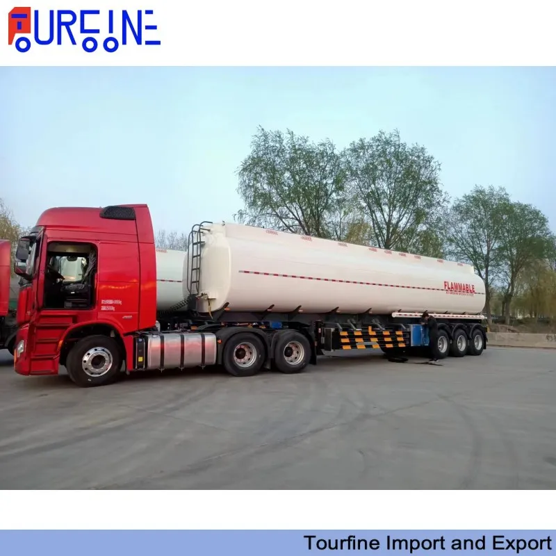 45 CBM 3 Axle Fuel Tank Semi Trailer for Commercial Fuel Logistics