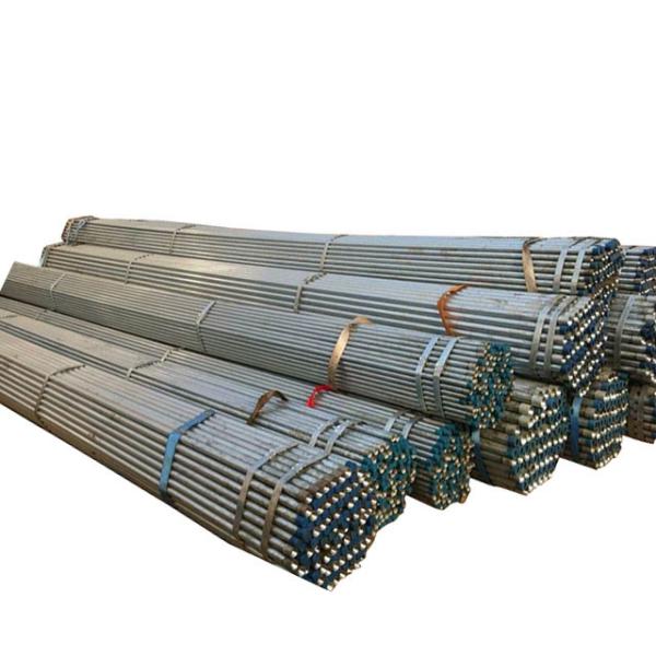 BS1387 laminou o tubo de solda quente do soldado de 18 calibres em volta da tubulação de aço galvanizada laminada a alta temperatura em volta da tubulação de aço galvanizada