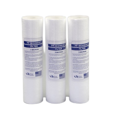 PP Spun Melt Blown Filter Cartridges 5 микронов для фильтрации нефтехимических растворителей