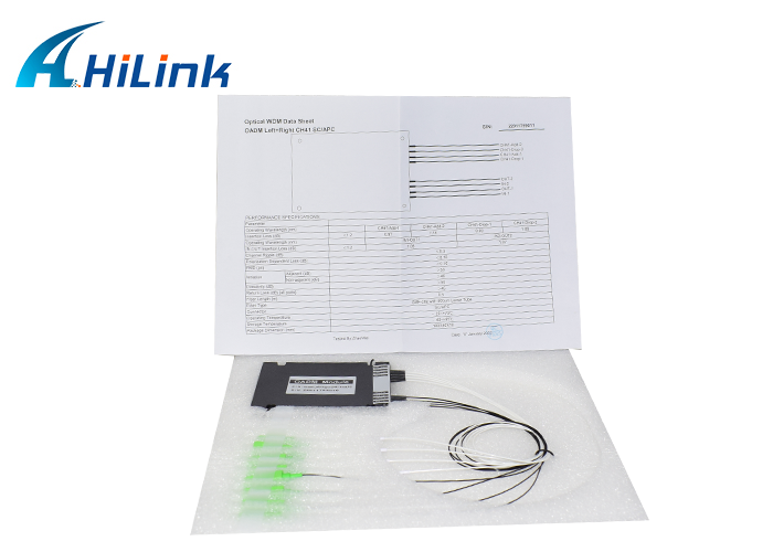 Оптически право 1CH модуля Left+ WDM OADM CWDM Mux Demux удваивает волокно CH41 SC/APC