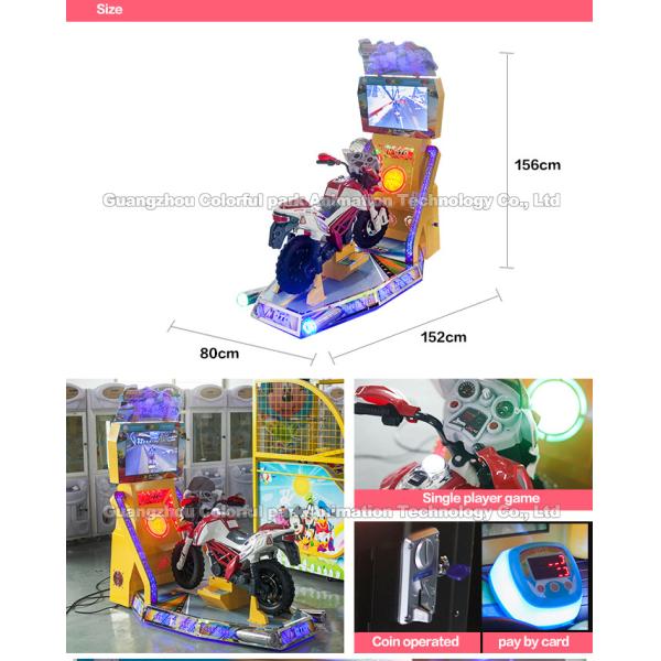 Motocicleta de la Isla de Man del niño de Arcade Kids Coin Operated de la bici de Moto del juego del TT que conduce la máquina de juego en venta