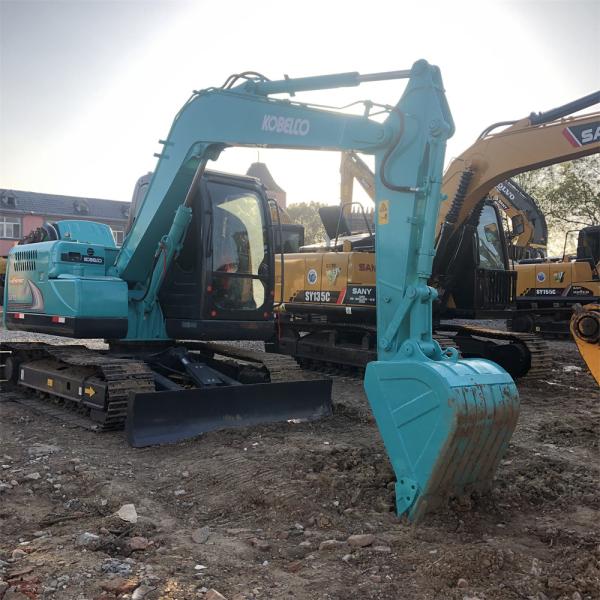 Used Kobelco Mini Crawler Excavator Sk75 Secondhand Track Digger Sk75-8