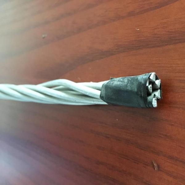 ASTM A475 Guy Wire 7/16 Galvanized Steel Cable with Copper Conductor Medium Voltage Insulated Stay Wire for Construction