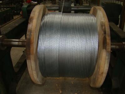 3/8 Galvanized Steel Wire Strand , Galvanized Guy Wire On Reel Packing