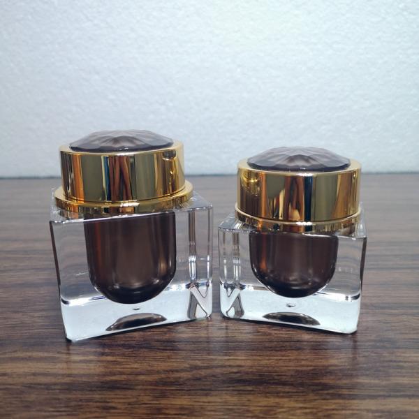 O ANIMAL DE ESTIMAÇÃO quadrado escuro 50g esvazia frascos de creme cosméticos