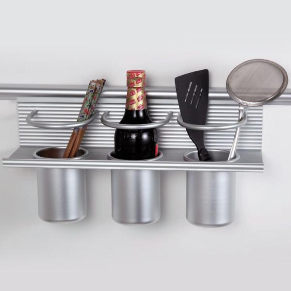 Italy style wall mounted kitchen utensil racks and shelves with hooks