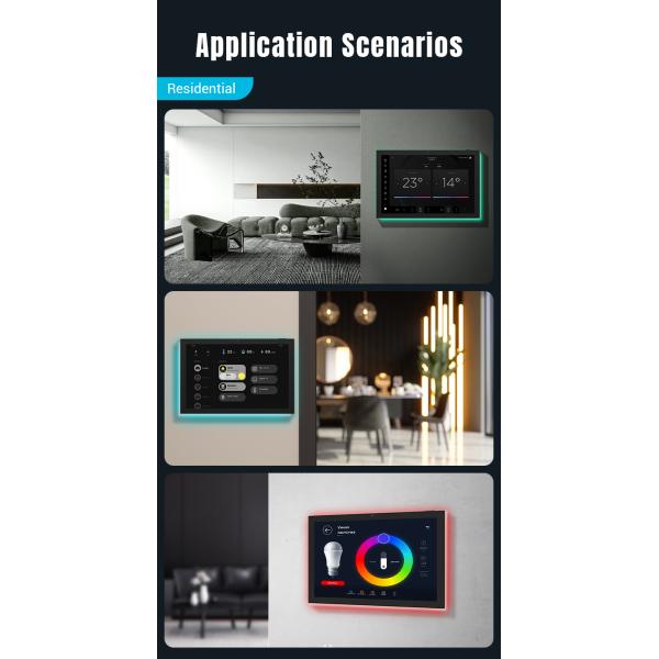 Oem Odm Smart Home 10,1-дюймовый планшет RK3288, настенное крепление, Nfc, Poe, Android-планшет со светодиодной подсветкой