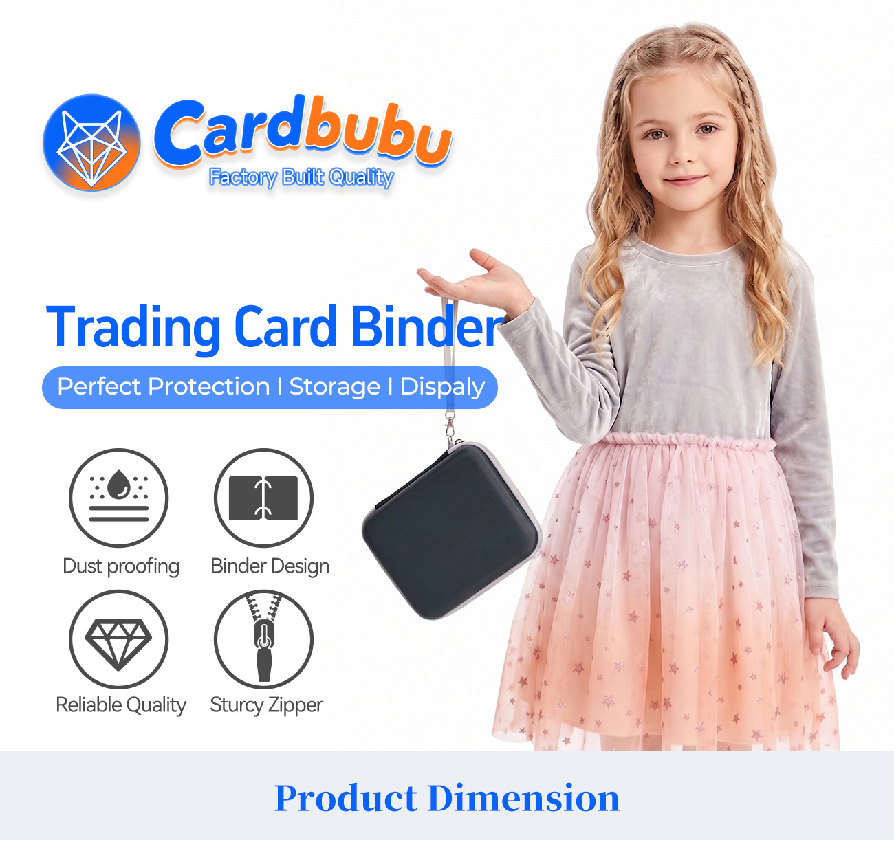 OEM Zipper Card Binder Manufacturer for Trading Card and Educational Card Brands