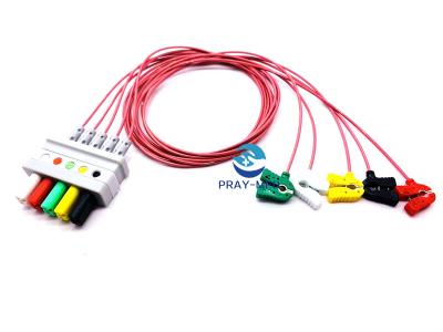 8 o Pin HP 5 conduz o cabo de Ecg, M2406A/comprimento do cabo 3.6m tronco de M1733a Ecg