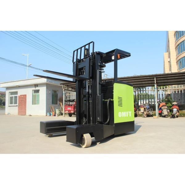 Electric 4-Way Reach Truck for Construction Min. Width of Right Angle Stacking 2900mm