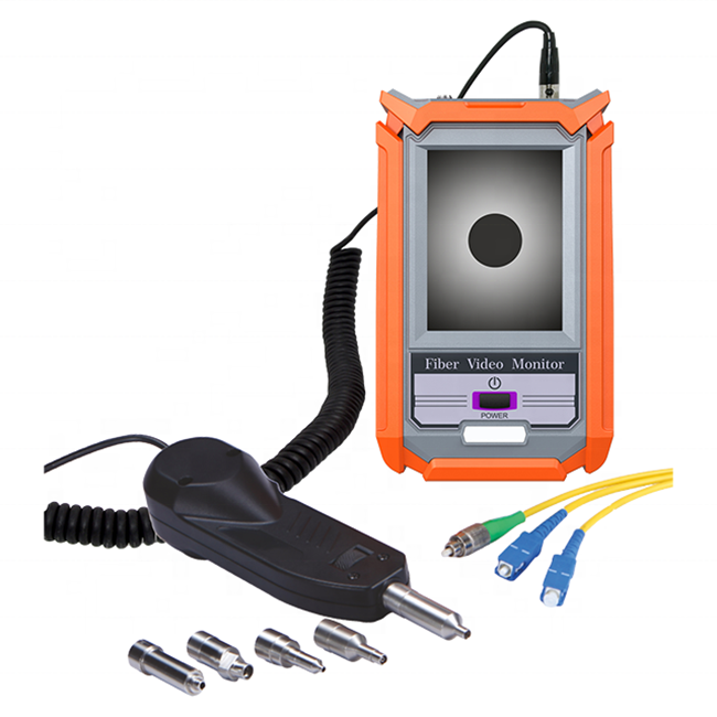 FONGKO Professional Fiber Optic End Face Cleaning Tool Kit Fiber Optic Inspection Set for Telecommunication