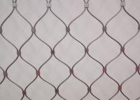 Corda de fio 1.6mm de aço inoxidável Ferruled Mesh For Zoo Animals Enclosure de 1.5mm