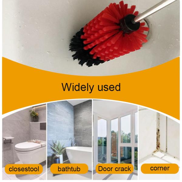 Long-Handled Drill Brush Fits Perfectly Into Nooks And Crannies