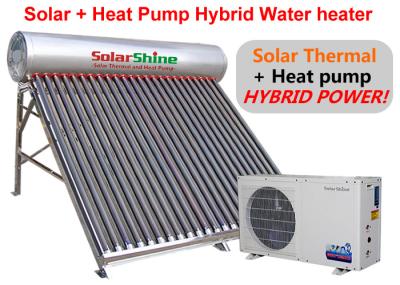 Pressurized Solar Heat Pump Water Heater , Rooftop Solar Water Heater For Home