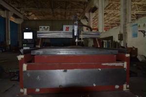 CNC Double Drive Plasma Cutting Machine With One Plasma Gun Table Cutting