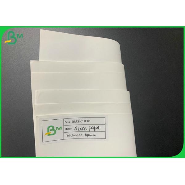 168g Printable Stone Paper For Disposable Packaging Box Waterproof 700 X 1000mm