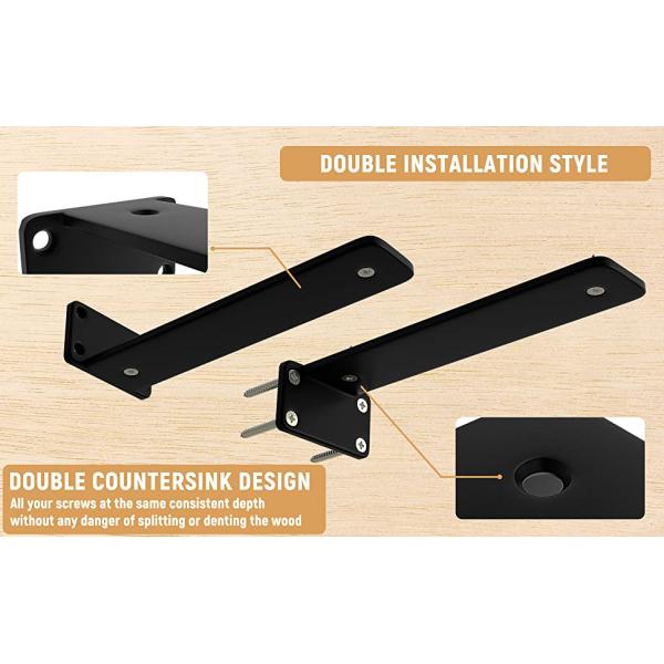 Нескладные стойки тяжеловесные литые железные полки скобки настенные установки