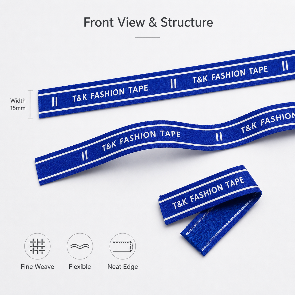 Custom Screen Printed Cord Rope with Elasticity and Epoxy Silicone Endings Ideal for Outdoorwear and Medical Stockings