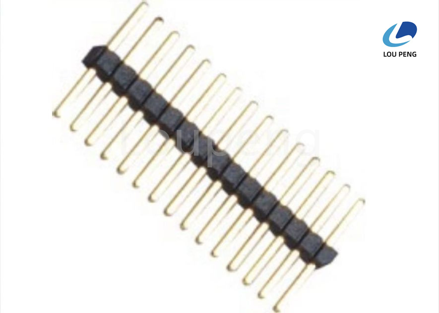 Contact Resistance 20 Milliohms Max Pin Header Connector Featuring Insulation Resistance 5000 Megaohms Min and Current Rating 1.0AMP or 3.0AMP for PCB Assembly