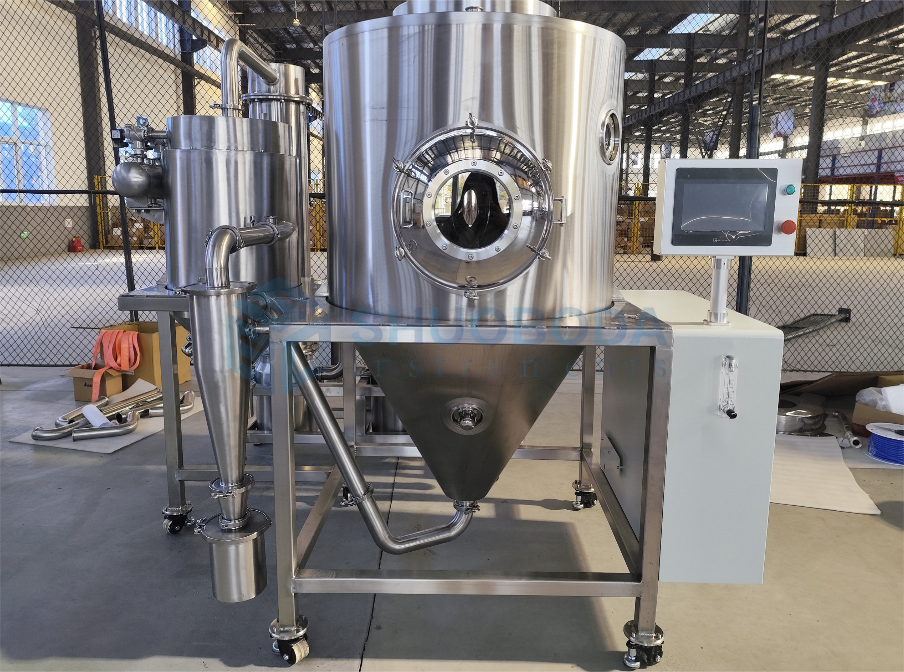 5L Inert Loop Lab Spray Dryer For Organic Solvents & Solution Recovery