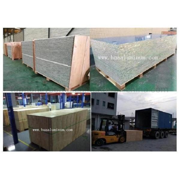 OEM Yellow Aluminum Honeycomb Core Panel , 4ft Aluminum Honeycomb Sheet