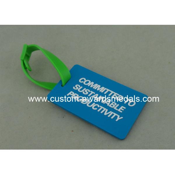 Business Promotion Promotional PVC Keyring Rubberized 4.0 Mm Thickness
