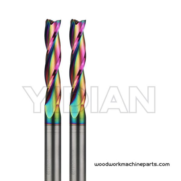 Fine End Mill 3 Flutes With Coating High Performance Coated Carbide Milling Cutter