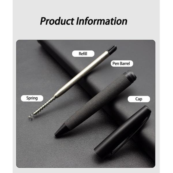 Retractable Twist Metal Ballpoint Pen 1.0mm Fluent Business Signature Pen For Gift