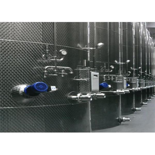 304 316 Stainless Steel Fermentation Tanks / Industrial Storage Tank For Fruit Wine
