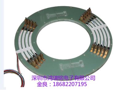 12 Circuits Pancake Slip Ring 5A Current For Industrial Equipment