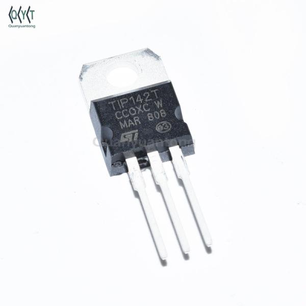 TIP142 transistors TIP142T Bipolar (BJT) Transistor NPN - Darlington 100V 10A 80W Through Hole TO220 Original and New