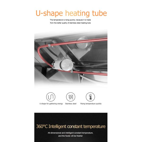 3 в 1 комбинированный шкаф для еды отопление дисплей нержавеющая сталь акриловый столешницы коммерческий