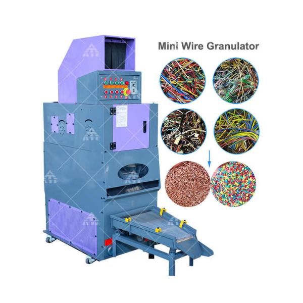 Dry Copper Wire Recycling Machine 50-1000 kg/h Capacity