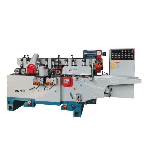 Four sided wood moulder machine