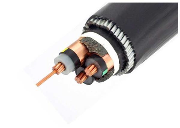 3x95SQ milímetro 25mm cabo bonde de 3 núcleos, cabo blindado que prende URD 6.35/11KV