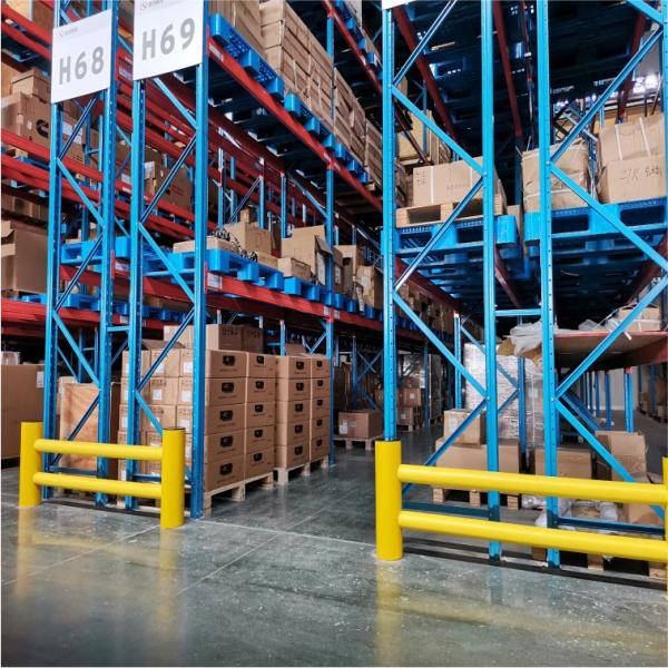 Мастерская барьер столкновения прямые барьерные защитные колонны для наружной безопасности дорожного движения