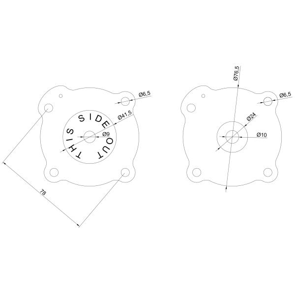 C113443 C113444 K200262 K238866 ASCO Type Diaphragm Valve Repair Kit For 1