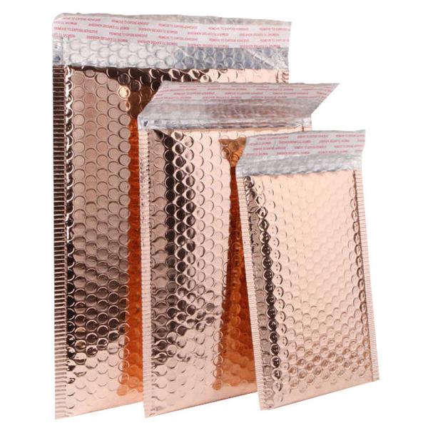 Custom Printed Bubble Mailing Bag Aluminized Film Air Bubble Envelope Colorful
