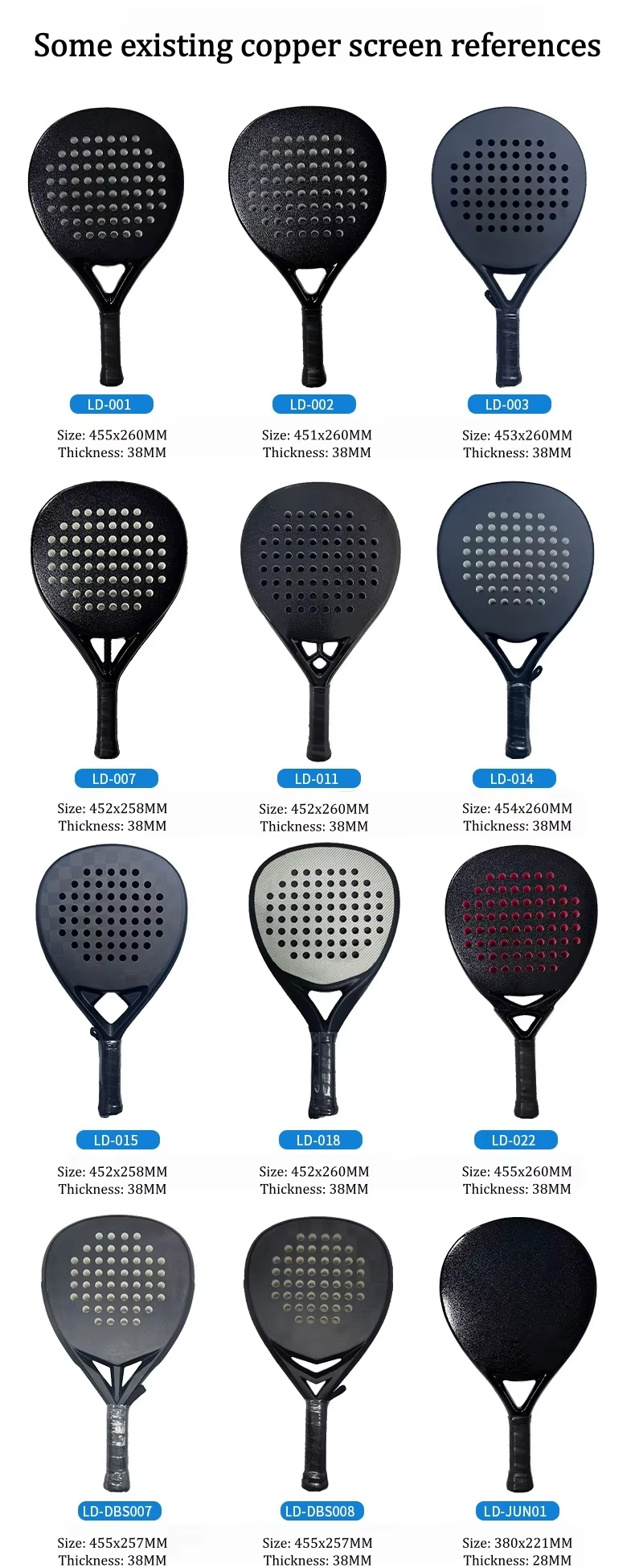 OEM Custom 3K Carbon Fiber Padel Racket with Superior Spin Power and Custom Logo Printing