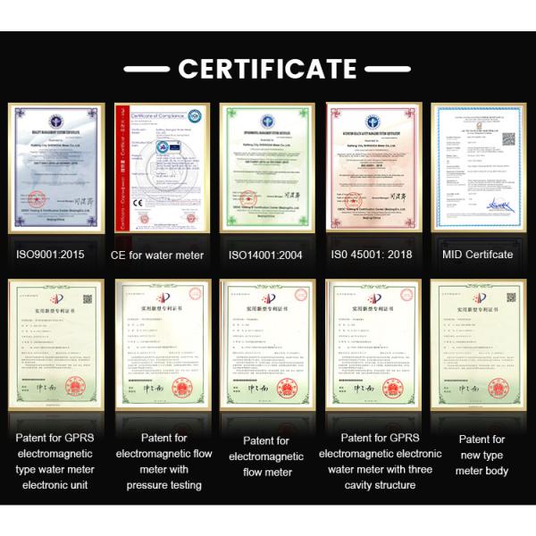 Brass Lora Water Meter 25mm Wireless Not Wifi Water Meter