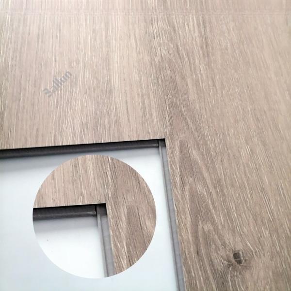 Instalación de bloqueo de clic de Unilin Suelos de madera de vinilo de 5,5 mm ecológicos de Vietnam