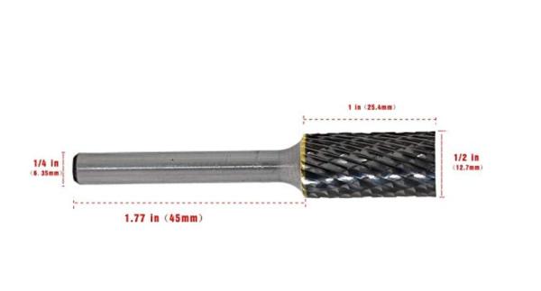 Blank And Ground Tungsten Carbide Bur  Long Rock Tungsten Gun Rotary Burrs Drill Bits