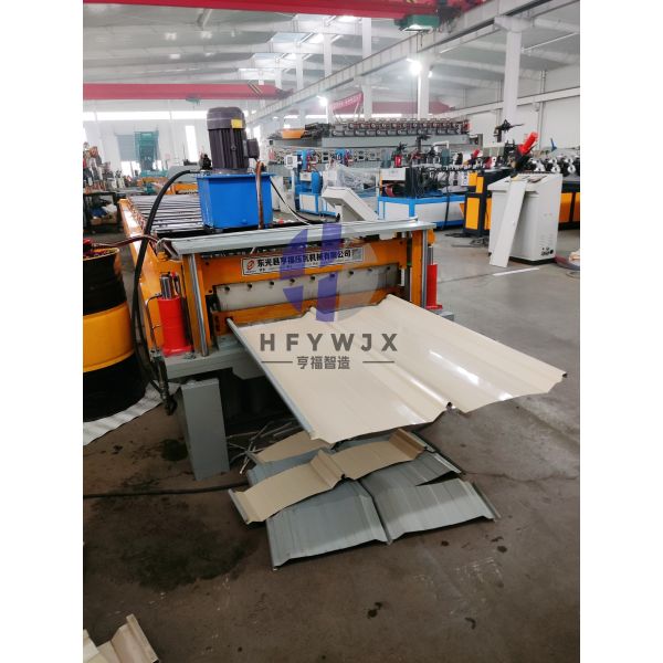Hydraulic Standing Seam Roll Forming Machine 20 Row Molding For Colored Steel Roof And Wall Panels