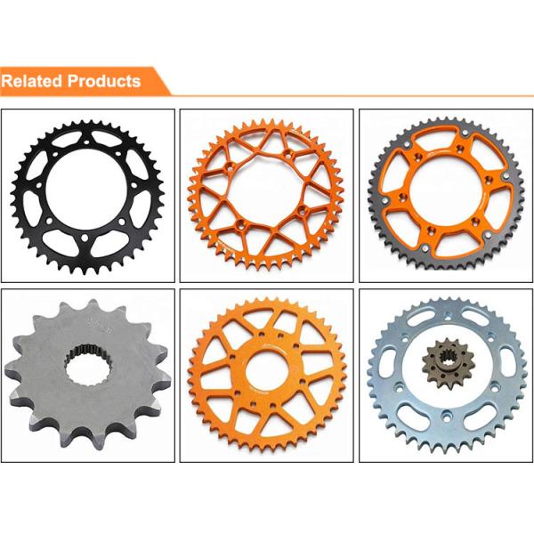 44/45T Teeth CNC 525 Steel Rear Chain Sprocket for BMW F750 GS Customizable