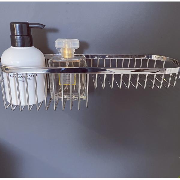 La salle de bains de double couche rayonne le panier faisant le coin de Bath du