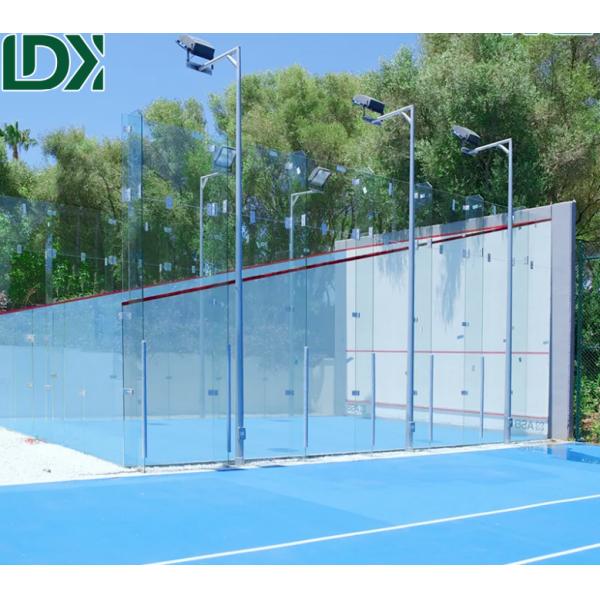 Tempered Glass Professional Indoor Squash Court For Customized Single And Double Competition