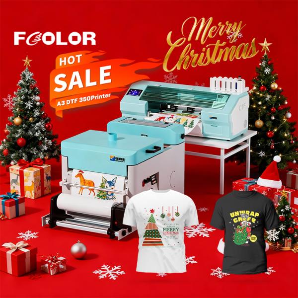 35cm DTF Printer Fast Dry Suction Platform Strong Stability Auto Cleaning System Touch Control for Custom Apparel Production