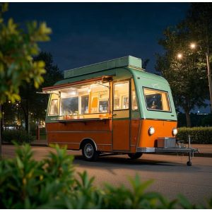 Hotdog & Retail Applicable Stainless Steel Mobile Sculpture for Commercial Catering