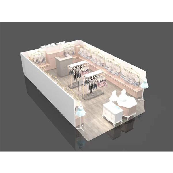 ISO9001 Retail Store Display Furniture Clothes Shop Display Rack