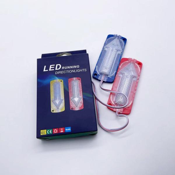 3W Arrow LED Lights Modules Side Indicator For Trucks Motorcycles